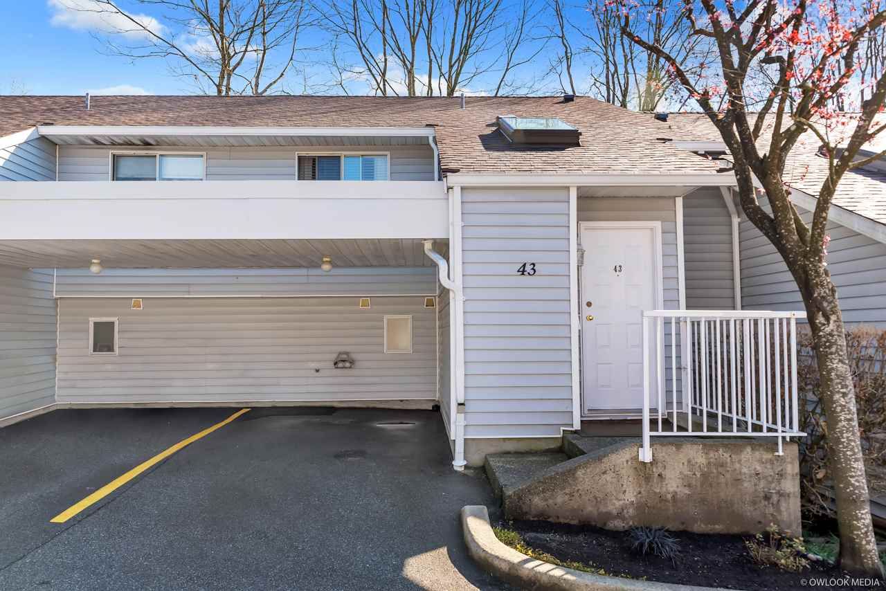 Main Photo: 43 1235 JOHNSON Street in Coquitlam: Canyon Springs Townhouse for sale : MLS®# R2737693