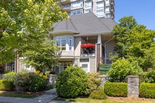 Photo 1: 583 DELESTRE Avenue in Coquitlam: Coquitlam West Townhouse for sale in "CORA" : MLS®# R2816960