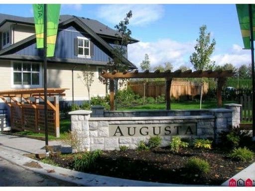 Main Photo: 58 18199 70TH Avenue in Surrey: Cloverdale BC Townhouse for sale in "Augusta at Provinceton" (Cloverdale)  : MLS®# F1102526