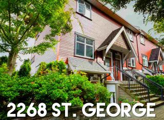 Photo 1: 2268 ST. GEORGE Street in Vancouver: Mount Pleasant VE Townhouse for sale in "The Vantage" (Vancouver East)  : MLS®# R2305186