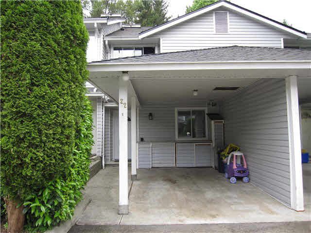 Main Photo: 22 22411 124 Avenue in Maple Ridge: East Central Townhouse for sale in "CREEKSIDE VILLAGE" : MLS®# V1136184
