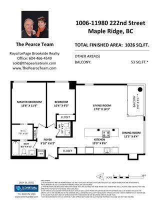 Photo 34: 1006 11980 222 Street in Maple Ridge: West Central Condo for sale in "Gordon Towers" : MLS®# R2708837