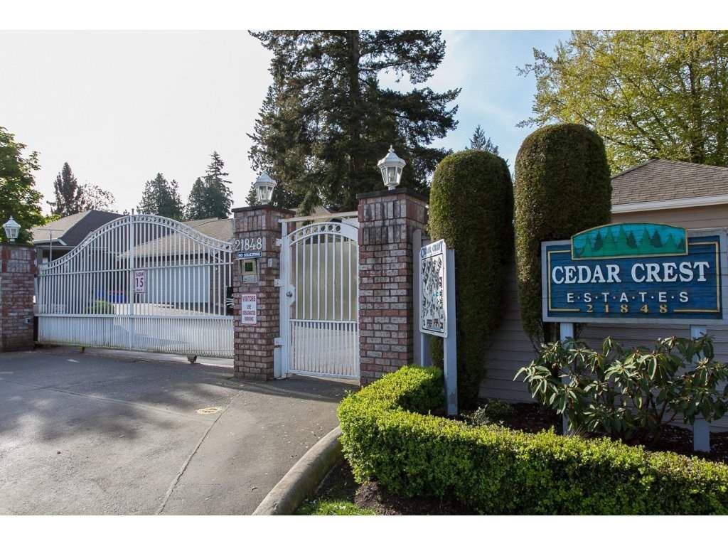 Main Photo: 8 21848 50 Avenue in Langley: Murrayville Townhouse for sale in "CEDAR CREST ESTATES" : MLS®# R2132089