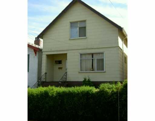 Main Photo: 1138 E 14TH AV in Vancouver: Mount Pleasant VE House for sale (Vancouver East)  : MLS®# V554415