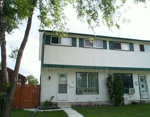 Main Photo: 46 TREGER Bay in WINNIPEG: East Kildonan Single Family Attached for sale (North East Winnipeg)  : MLS®# 2510910