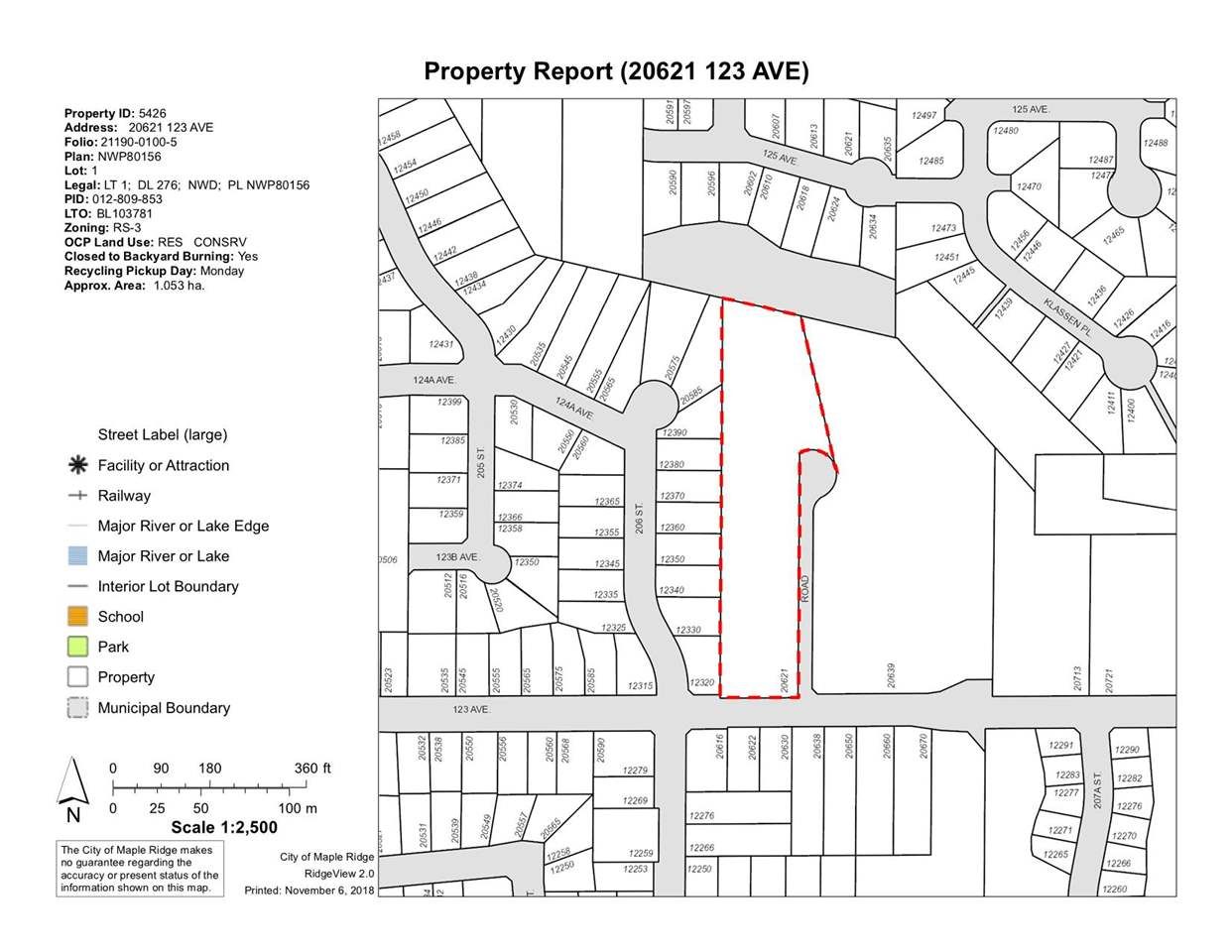 Main Photo: 20621 123 Avenue in Maple Ridge: Northwest Maple Ridge Land for sale : MLS®# R2322486
