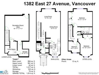 Photo 17: 1382 E 27TH Avenue in Vancouver: Knight Townhouse for sale (Vancouver East)  : MLS®# R2072288