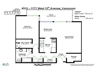 Photo 19: 312 1777 W 13TH Avenue in Vancouver: Fairview VW Condo for sale (Vancouver West)  : MLS®# V1017056