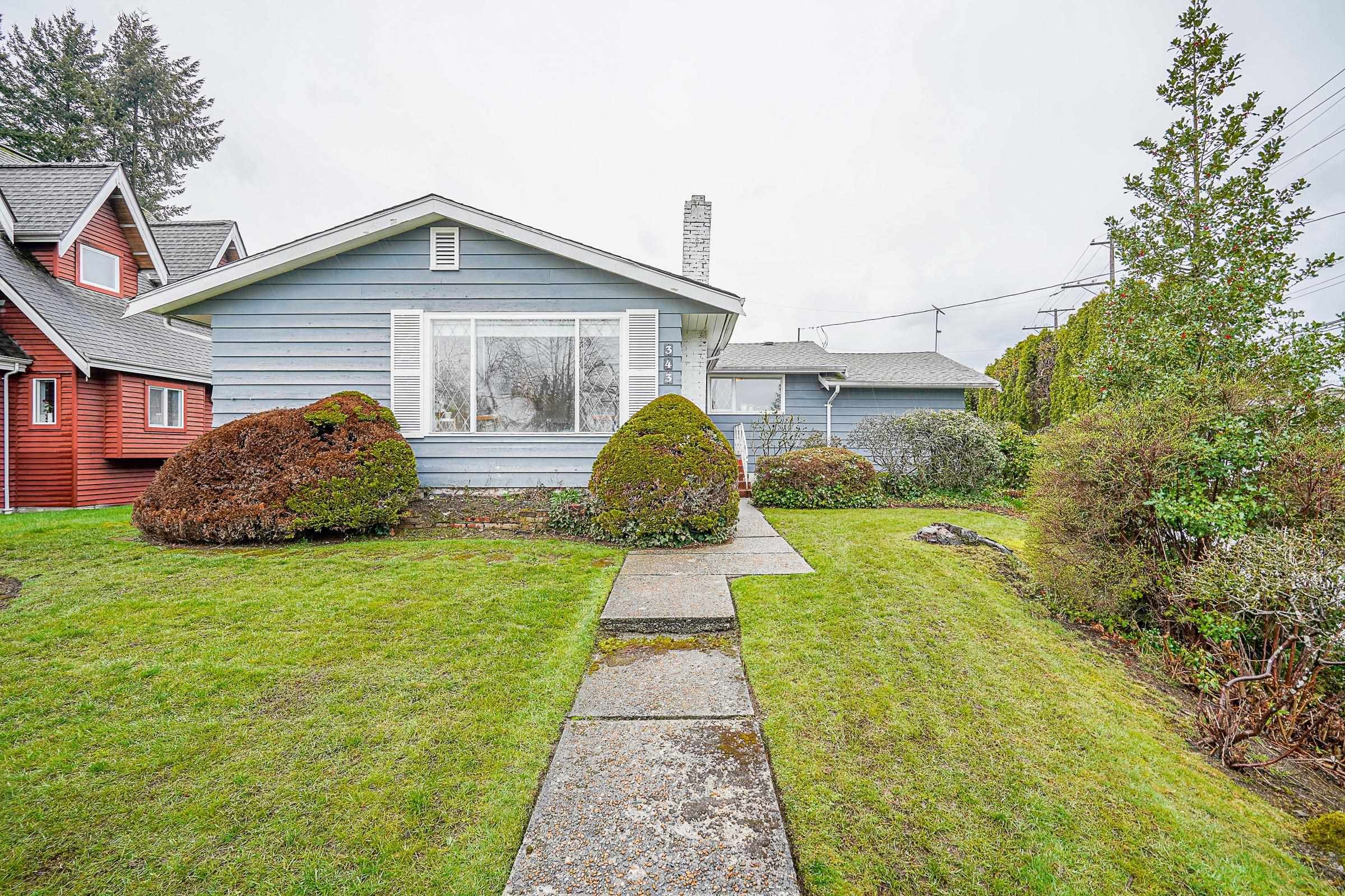 Main Photo: 343 CHURCHILL AVENUE in New Westminster: The Heights NW House for sale : MLS®# R2672373