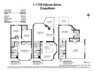 Photo 20: 1 1195 FALCON Drive in Coquitlam: Eagle Ridge CQ Townhouse for sale : MLS®# R2441753