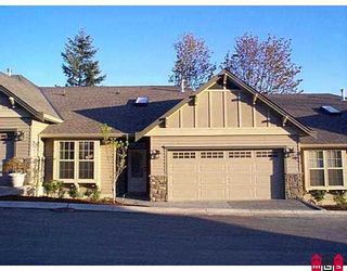 Main Photo: 2 2842 WHATCOM RD in Abbotsford: Sumas Prairie Townhouse for sale in "Forest Ridge" : MLS®# F2608964