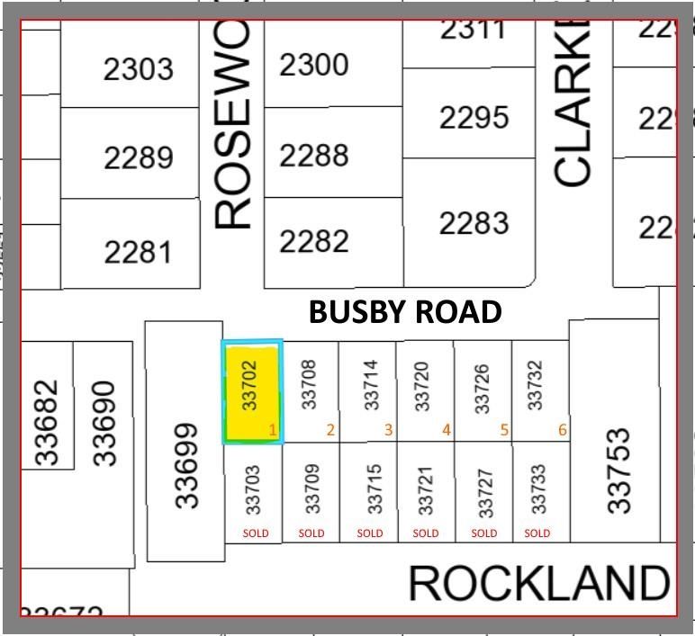 Main Photo: 33702 BUSBY Road in Abbotsford: Central Abbotsford Land for sale in "Busby / Rosewood" : MLS®# R2861258