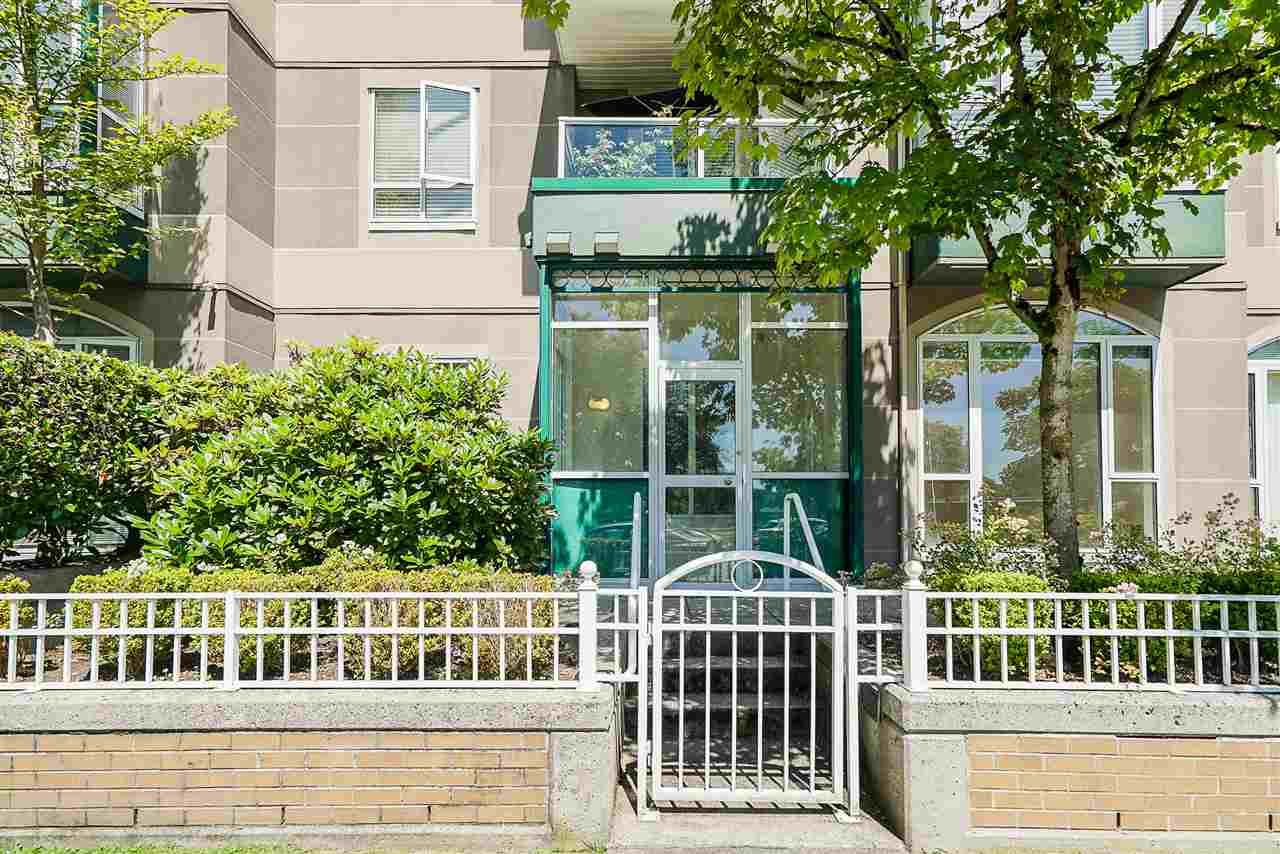 Main Photo: 102 3463 CROWLEY Drive in Vancouver: Collingwood VE Condo for sale in "Macgregor Court" (Vancouver East)  : MLS®# R2498369