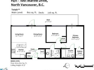 Photo 20: 411 1061 MARINE Drive in North Vancouver: Norgate Condo for sale in "X61" : MLS®# R2637071