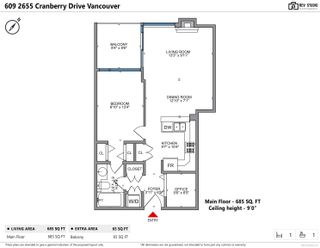 Photo 30: 609 2655 CRANBERRY Drive in Vancouver: Kitsilano Condo for sale (Vancouver West)  : MLS®# R2881381
