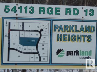 Photo 1: 39 54113 RGE RD 13: Rural Parkland County Rural Land/Vacant Lot for sale : MLS®# E4297451