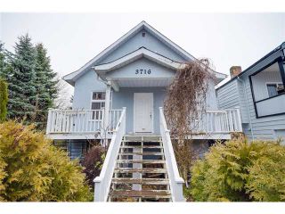 Photo 1: 3716 SLOCAN Street in Vancouver: Renfrew Heights House for sale (Vancouver East)  : MLS®# V1102738