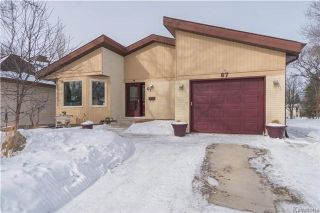 Photo 1: 67 Bethune Way in Winnipeg: Pulberry Residential for sale (2C) 