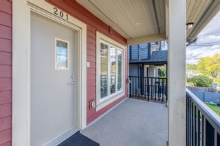 Photo 2: 201 4573 SLOCAN Street in Vancouver: Collingwood VE Townhouse for sale (Vancouver East)  : MLS®# R2874144