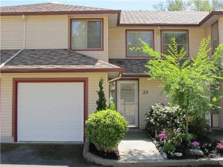 Photo 1: 39 21960 RIVER Road in Maple Ridge: West Central Townhouse for sale in "FOXBOROUGH HILLS" : MLS®# V1005125