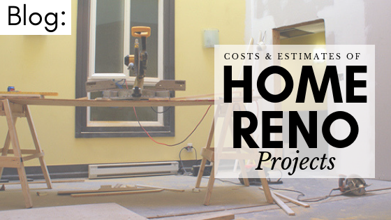 Costs of Home Reno Projects