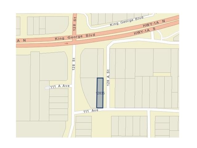 Main Photo: 12835 111 Avenue in Surrey: Whalley Land Commercial for sale (North Surrey)  : MLS®# C8032721