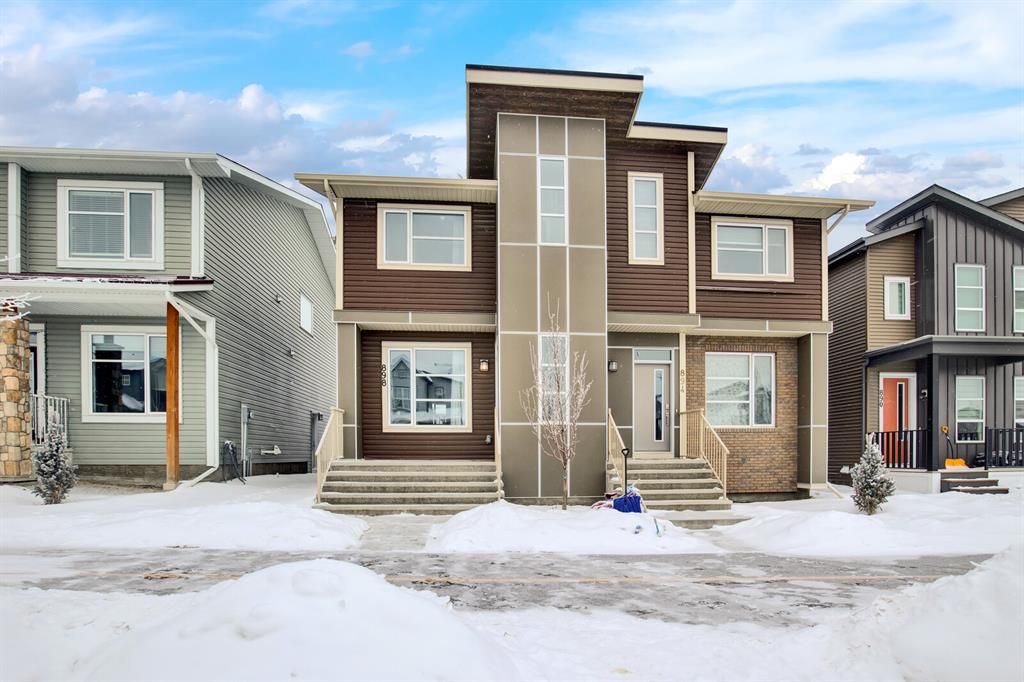 Main Photo: 898 Livingston Way NE in Calgary: Livingston Semi Detached (Half Duplex) for sale : MLS®# A2031503