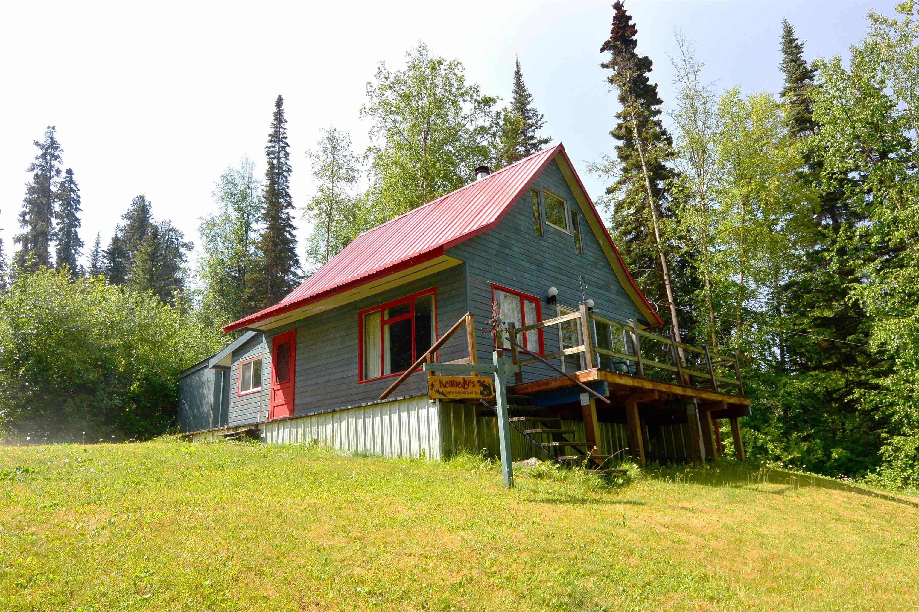 Main Photo: 38831 FORESTRY POINT Road in Smithers: Smithers - Rural House for sale in "Smithers Landing" (Smithers And Area)  : MLS®# R2798494