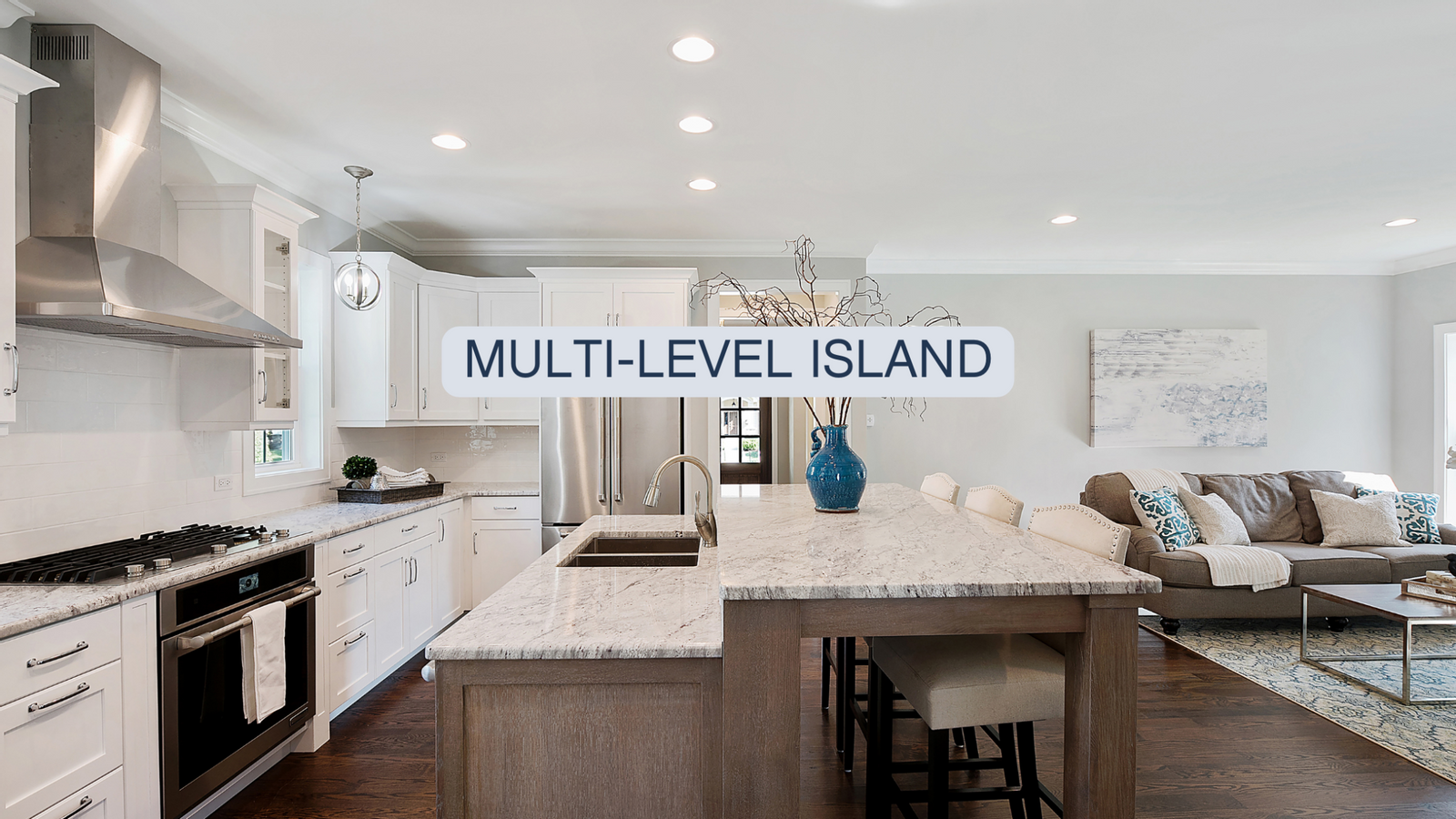 Mulit-Level Kitchen Island