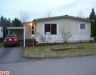 Photo 1: 101 1884 MCCALLUM Road in Abbotsford: Central Abbotsford Manufactured Home for sale in "GARDEN VILLAGE" : MLS®# F1004411