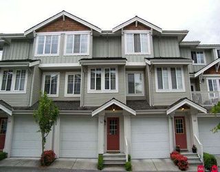 Photo 1: 84 14877 58TH Avenue in Surrey: Sullivan Station Townhouse for sale in "Redmill" : MLS®# F2815007