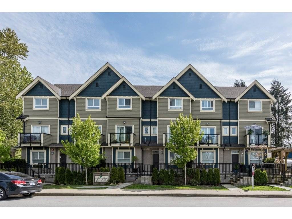 Main Photo: 208 3488 SEFTON Street in Port Coquitlam: Glenwood PQ Townhouse for sale in "SEFTON SPRINGS" : MLS®# R2165688