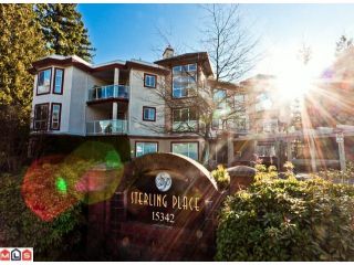 Photo 1: 102 15342 20TH Avenue in Surrey: King George Corridor Condo for sale in "STERLING PLACE" (South Surrey White Rock)  : MLS®# F1200970