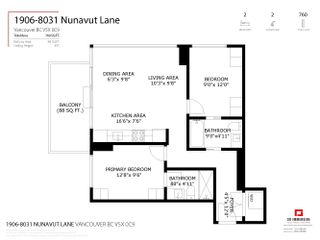Photo 21: 1906 8031 NUNAVUT Lane in Vancouver: Marpole Condo for sale in "MC2" (Vancouver West)  : MLS®# R2852952