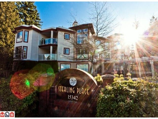 Main Photo: 102 15342 20TH Avenue in Surrey: King George Corridor Condo for sale in "STERLING PLACE" (South Surrey White Rock)  : MLS®# F1200970