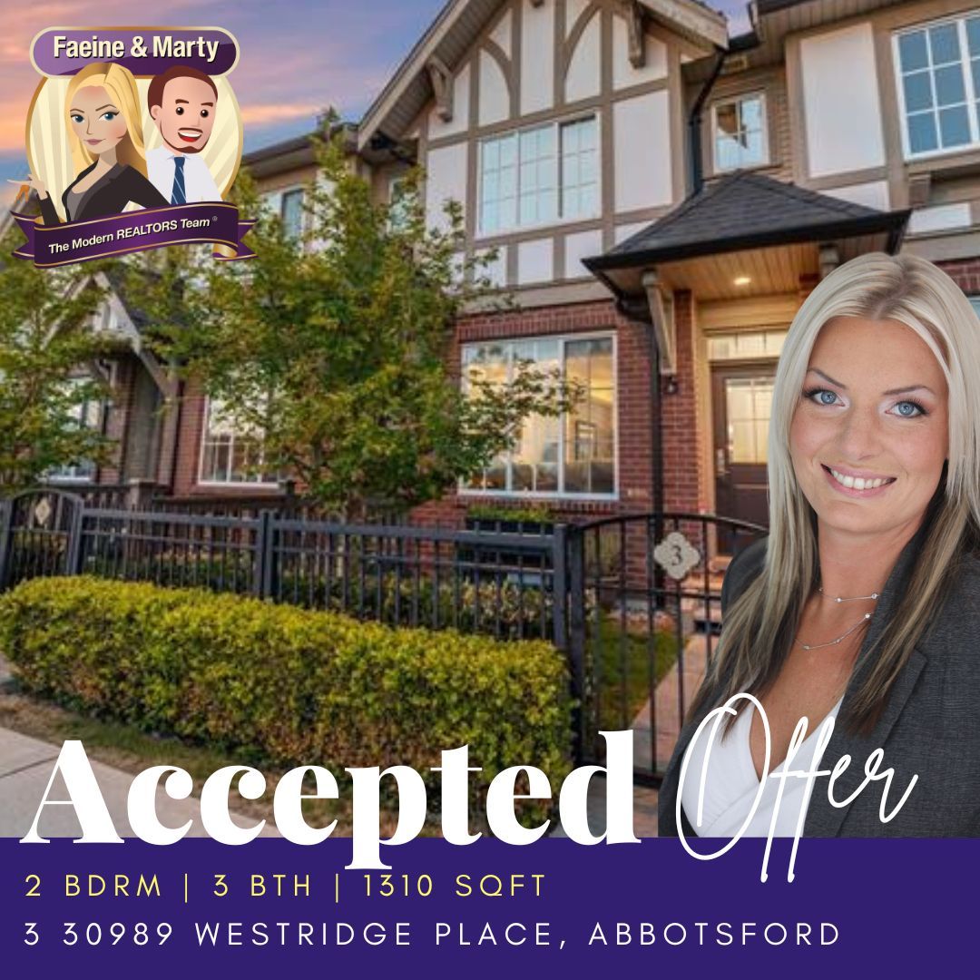 Accepted Offer- 3 30989 Westridge Place, Abbotsford