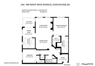 Photo 19: 310 995 W 59TH Avenue in Vancouver: South Cambie Condo for sale in "Churchill Gardens" (Vancouver West)  : MLS®# R2532099