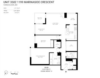 Photo 33: 3502 1199 MARINASIDE Crescent in Vancouver: Yaletown Condo for sale in "Aquarius" (Vancouver West)  : MLS®# R2712338