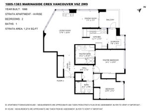 Photo 31: 1005 1383 MARINASIDE Crescent in Vancouver: Yaletown Condo for sale in "THE COLUMBUS" (Vancouver West)  : MLS®# R2633668