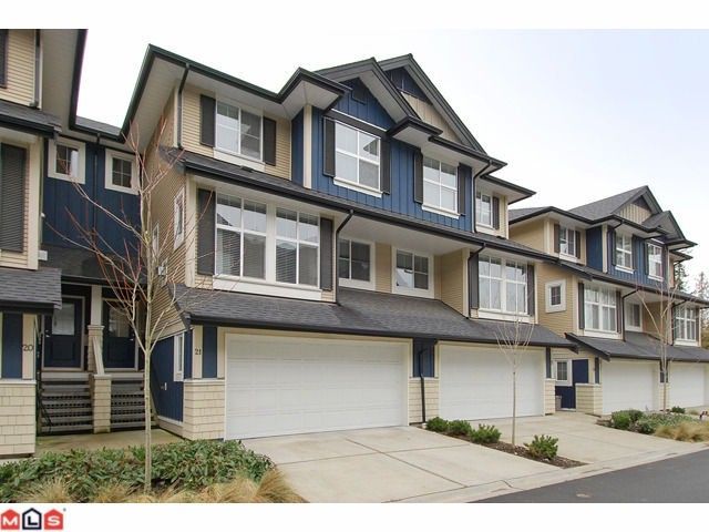Main Photo: 21 18199 70TH Avenue in Surrey: Cloverdale BC Townhouse for sale in "AUGUSTA" (Cloverdale)  : MLS®# F1105716