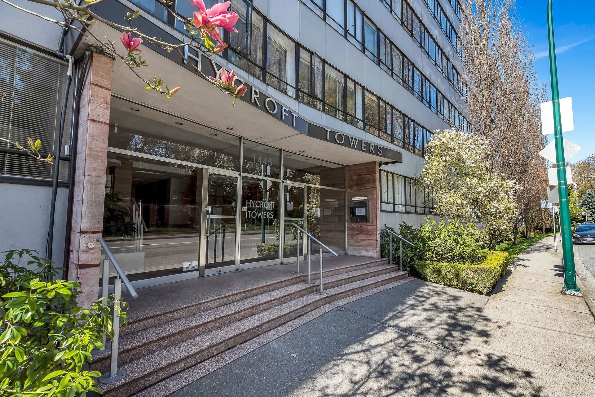 Main Photo: 102 1445 MARPOLE Avenue in Vancouver: Fairview VW Condo for sale in "Hycroft Tower" (Vancouver West)  : MLS®# R2694192