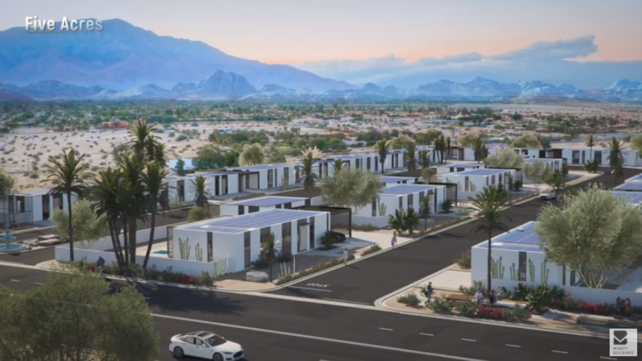 First Community of 3-D Printed Homes to Open in Rancho Mirage