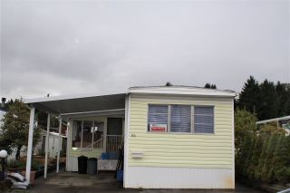 Photo 1: 64 201 CAYER Street in Coquitlam: Maillardville Manufactured Home for sale in "WILDWOOD" : MLS®# R2411078