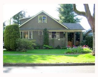 Photo 1: 5025 ANGUS Drive in Vancouver: Quilchena House for sale (Vancouver West)  : MLS®# V647392