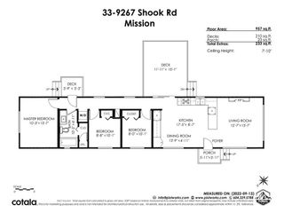Photo 33: 33 9267 SHOOK Road in Mission: Hatzic Manufactured Home for sale : MLS®# R2724257