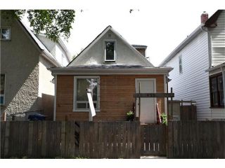 Photo 1: 459 Victor Street in WINNIPEG: West End / Wolseley Residential for sale (West Winnipeg)  : MLS®# 1215913