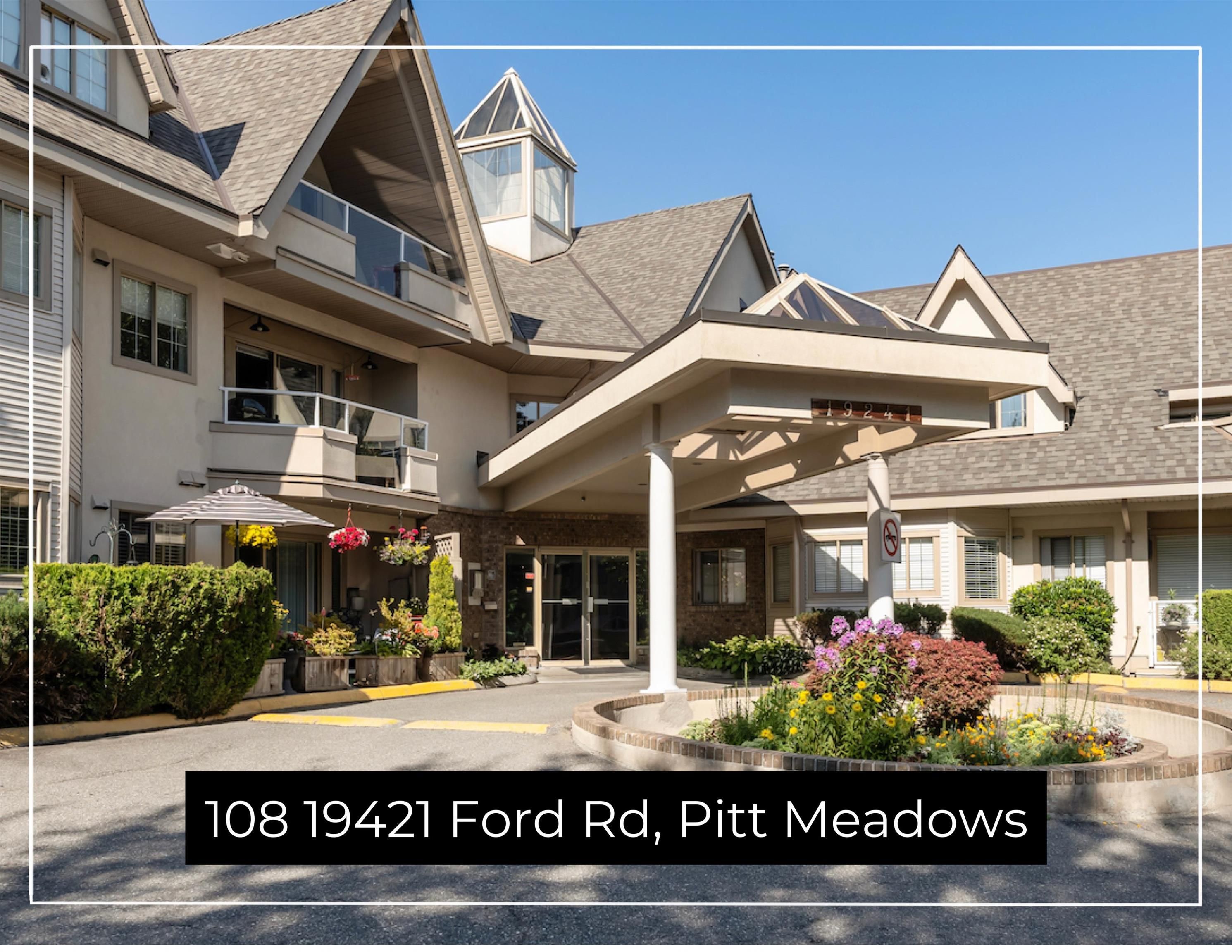 Main Photo: 108 19241 FORD Road in Pitt Meadows: Central Meadows Condo for sale in "Village Green" : MLS®# R2724965
