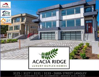 Photo 1: 3125 268 Street in Langley: Aldergrove Langley 1/2 Duplex for sale in "Acacia Ridge" : MLS®# R2616820
