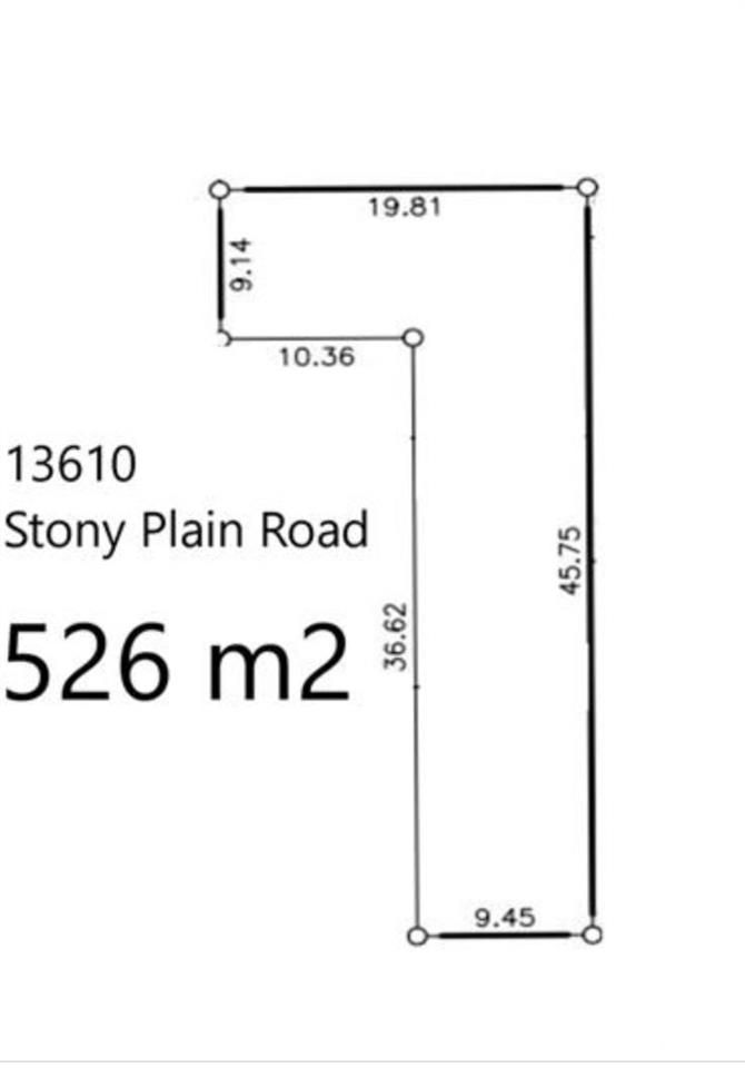 Main Photo: 13610 Stony Plain Road in Edmonton: Zone 11 Vacant Lot/Land for sale : MLS®# E4307538