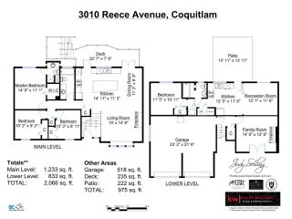 Photo 20: 3010 REECE Avenue in Coquitlam: Meadow Brook House for sale : MLS®# V1091860